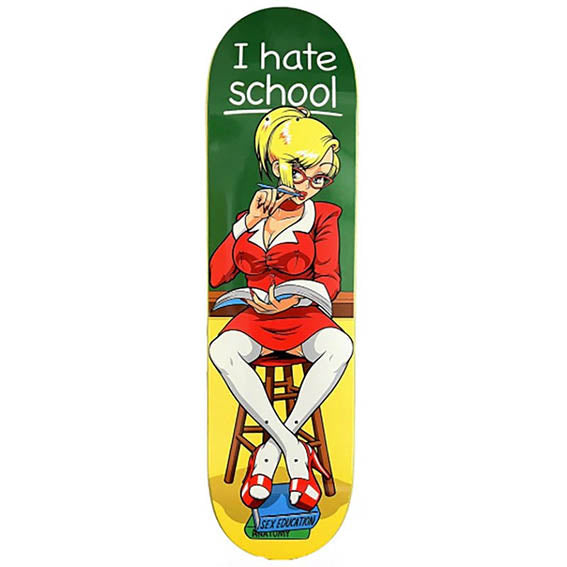 HOOK UPS I hate school 8.5"