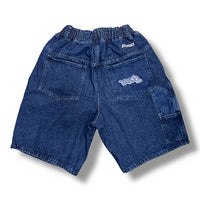 Pantalones cortos Plags vaquero azul oscuro Tag