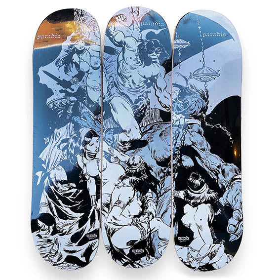 Tabla Paradis X Conan TRIPTICO