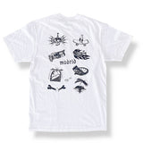 Camiseta Paradis Torn logo white