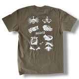 Camiseta Paradis Torn logo army