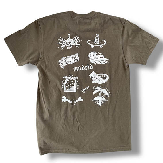 Camiseta Paradis Torn logo army