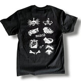 Camiseta Paradis Torn logo black