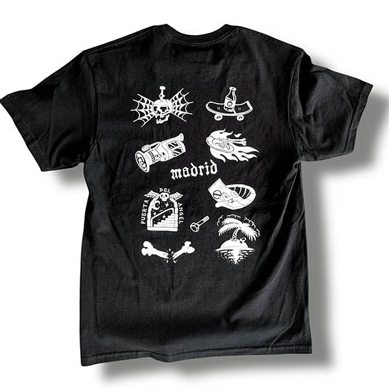 Camiseta Paradis Torn logo black