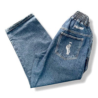 Pantalones Plags vaquero azul oscuro