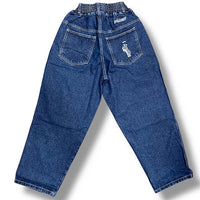 Pantalones Plags vaquero azul oscuro