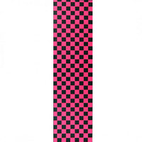 Pliego de lija cuadros rosa y negro 9"