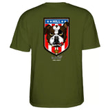 Camiseta Powell Peralta Hill Bulldog army green