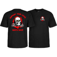 Camiseta Powell Peralta Ripper support your local black