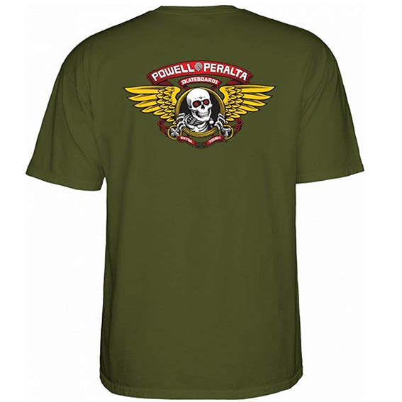 Camiseta Powell Peralta Winged Ripper army