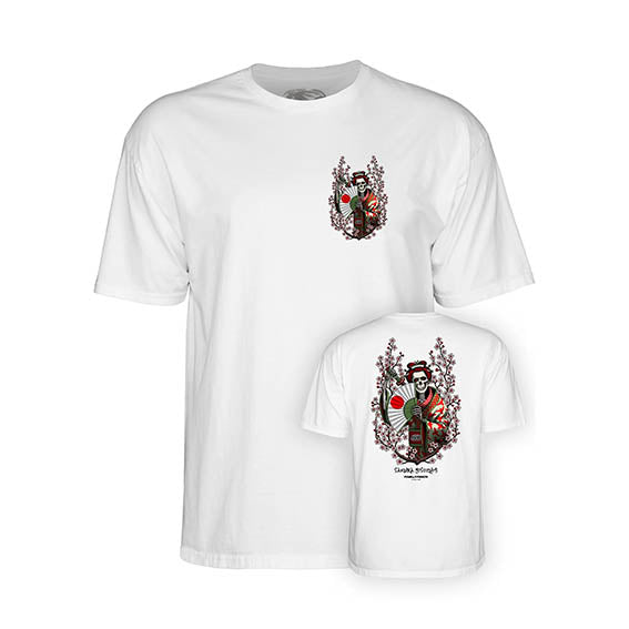 Camiseta Powell Peralta Sakura Yosozumi white