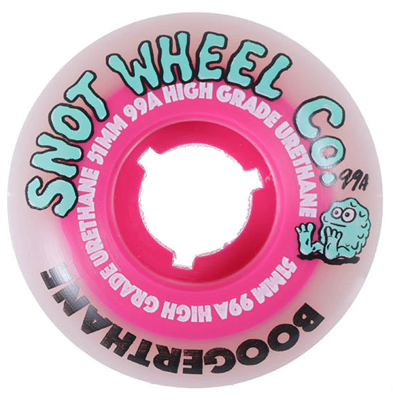 Ruedas Snot Boogerthane 51mm 99A pink core natural