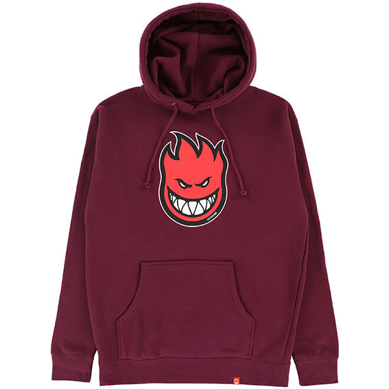 Sudadera capucha Spitfire Bighead fill burdeos