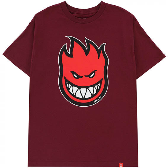 Camiseta Spitfire Bighead fill burdeos