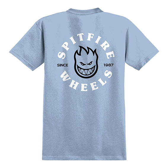 Camiseta Spitfire Bighead Classic light blue