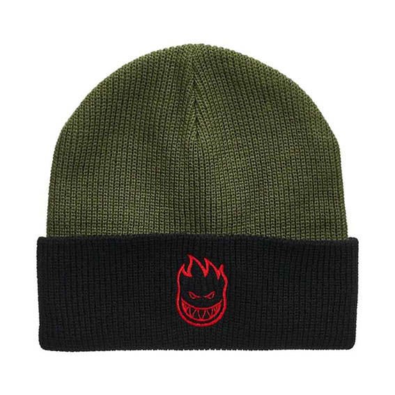 Gorro de lana Spitfire Bighead olive black