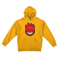 Sudadera capucha Spitfire Bighead fill gold red
