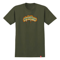 Camiseta Spitfire Chrome Venom army green