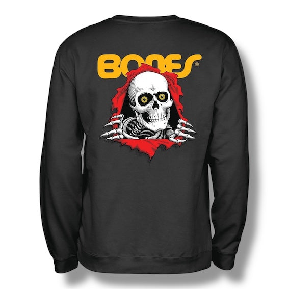 Sudadera crew Powell ripper negro