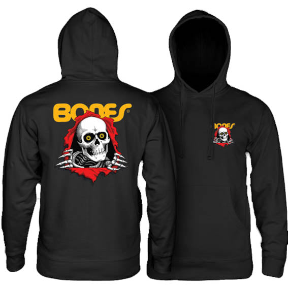Sudadera capucha Powell ripper negro