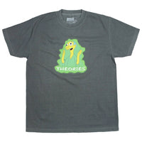 Camiseta Theoris Healthy green glow washed black