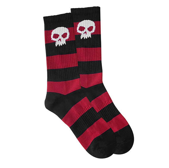 Calcetines Zero Single red/ black stripes