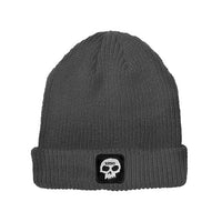 Gorro de lana Zero Skull patch charcoal