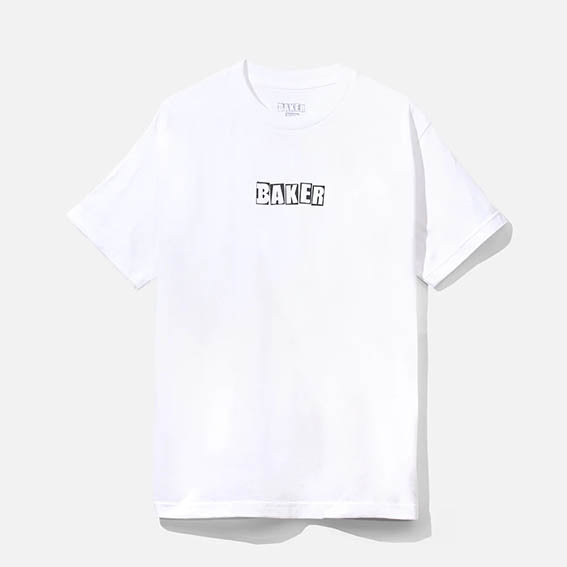 Camiseta Baker Brand logo white