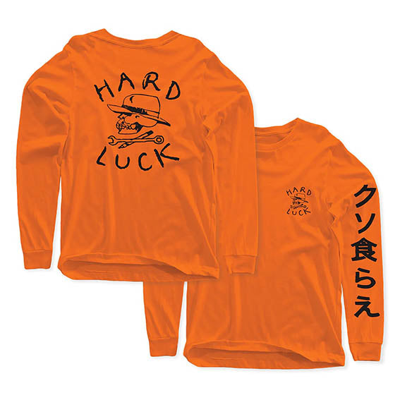 Camiseta de manga larga Hard luck AND Japan orange