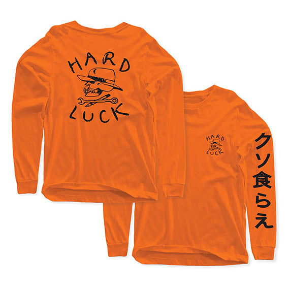 Camiseta de manga larga Hard luck OG Japan naranja