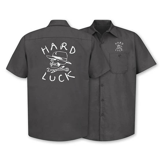 Camisa Hard luck og logo black