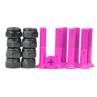 1" pink screws