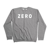 Sudadera crew ZERO Army heather grey