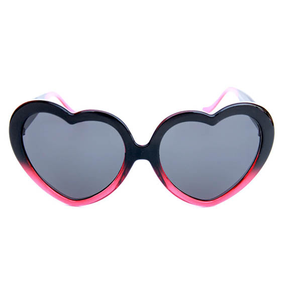 Gafas Happy hour Heart ons Black red drip