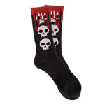 3 skull socks