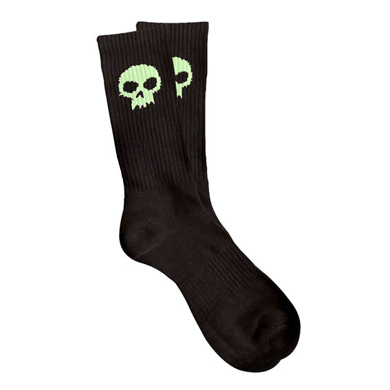 Calcetines Zero Single skull black glow in the dark